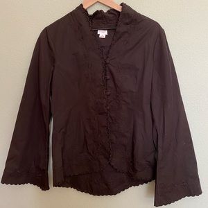 Snak/ Anthropologie Embroidered Jacket